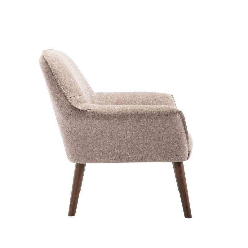 Porthos Home Llya Accent Chair, Fabric Upholstery, Rubberwood Legs