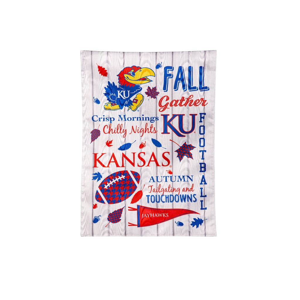 University of Kansas, Moire Flag, Garden, Fall Seasonal