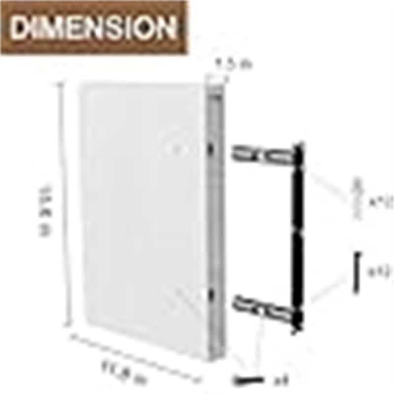 Floating Shelves for Wall - 11.8"D x 15.6"W x 1.5"H