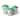 Certified International Flora Canister Set 3 pc. - 7.25"W x 7.25"D x 10.25"H