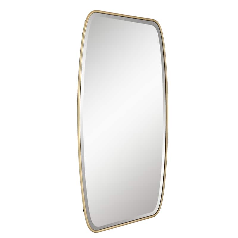 MacLuu Oval Angled Beveled Wall Mirror