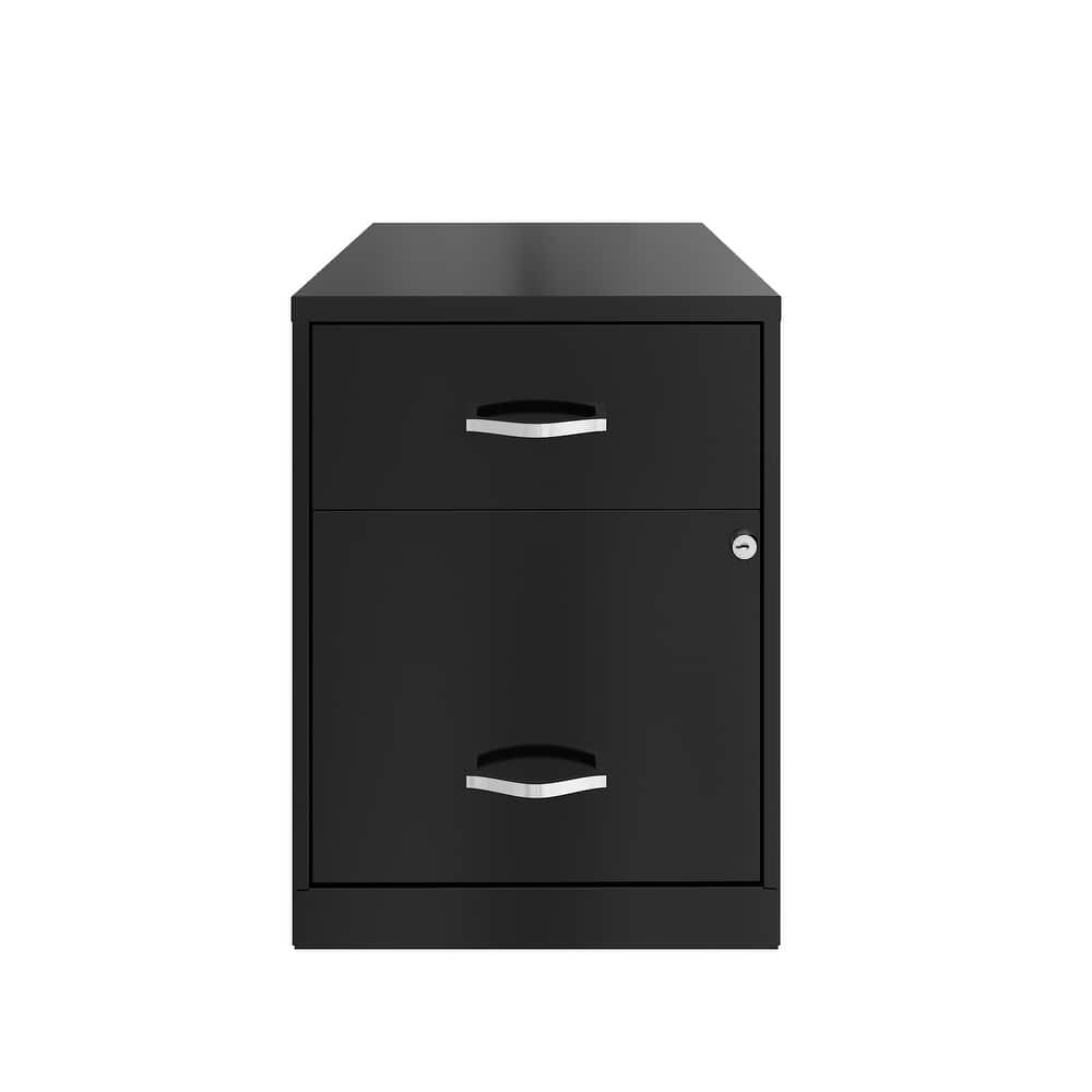 Space Solutions 18" Deep 2 Drawer Letter Width Vertical File Cabinet with Accessory Drawer