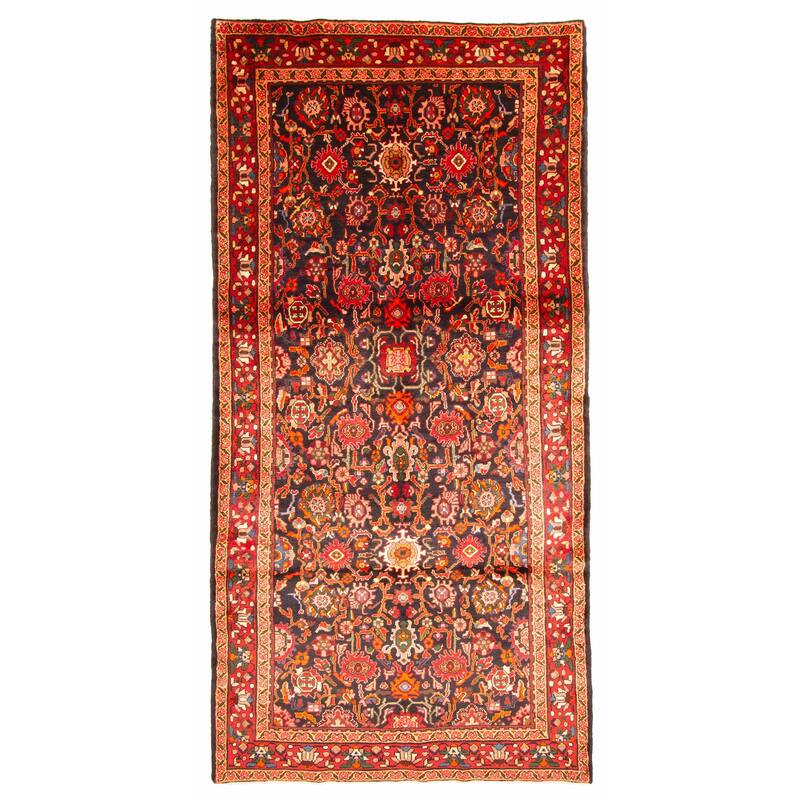 ECARPETGALLERY Hand-knotted Anadol Navy Wool Rug - 5'1 x 10'3