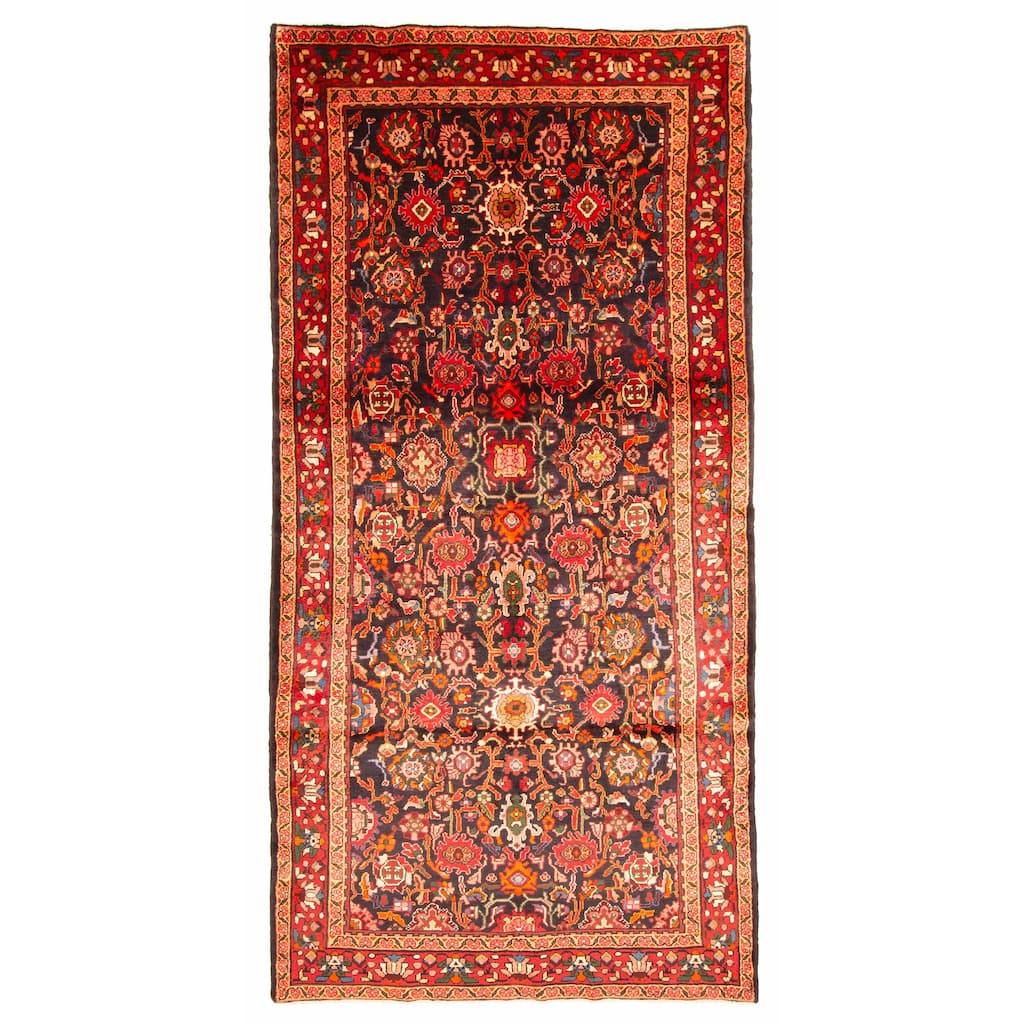 ECARPETGALLERY Hand-knotted Anadol Navy Wool Rug - 5'1 x 10'3