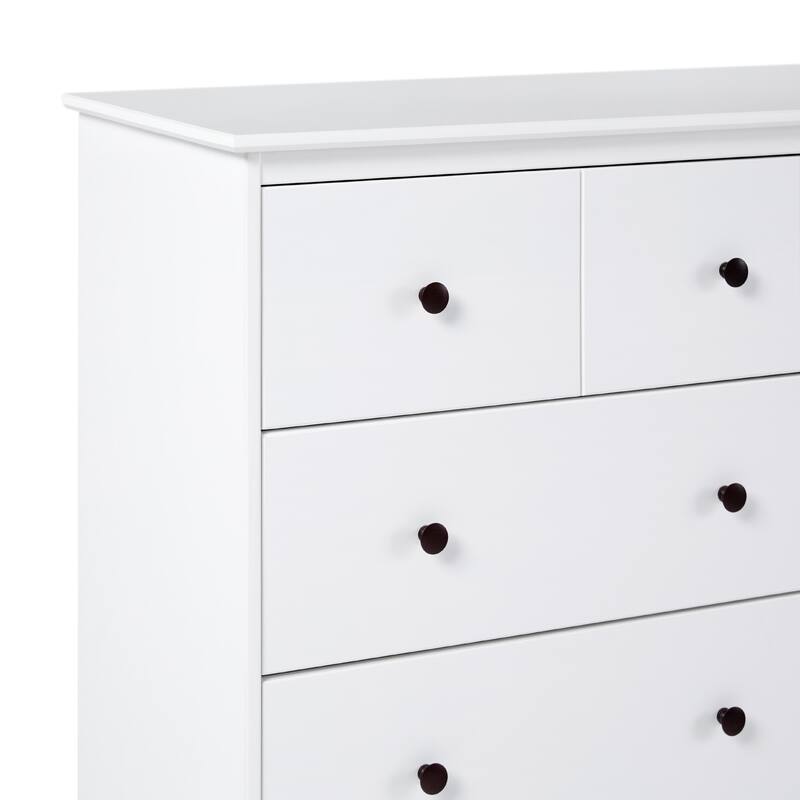 Walker Edison Bullrushes 6-Drawer Solid Wood Dresser