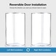 preview thumbnail 5 of 14, OVE Decors Breeze 32 in. Corner Shower Sliding Door with Base and Clear in Chrome