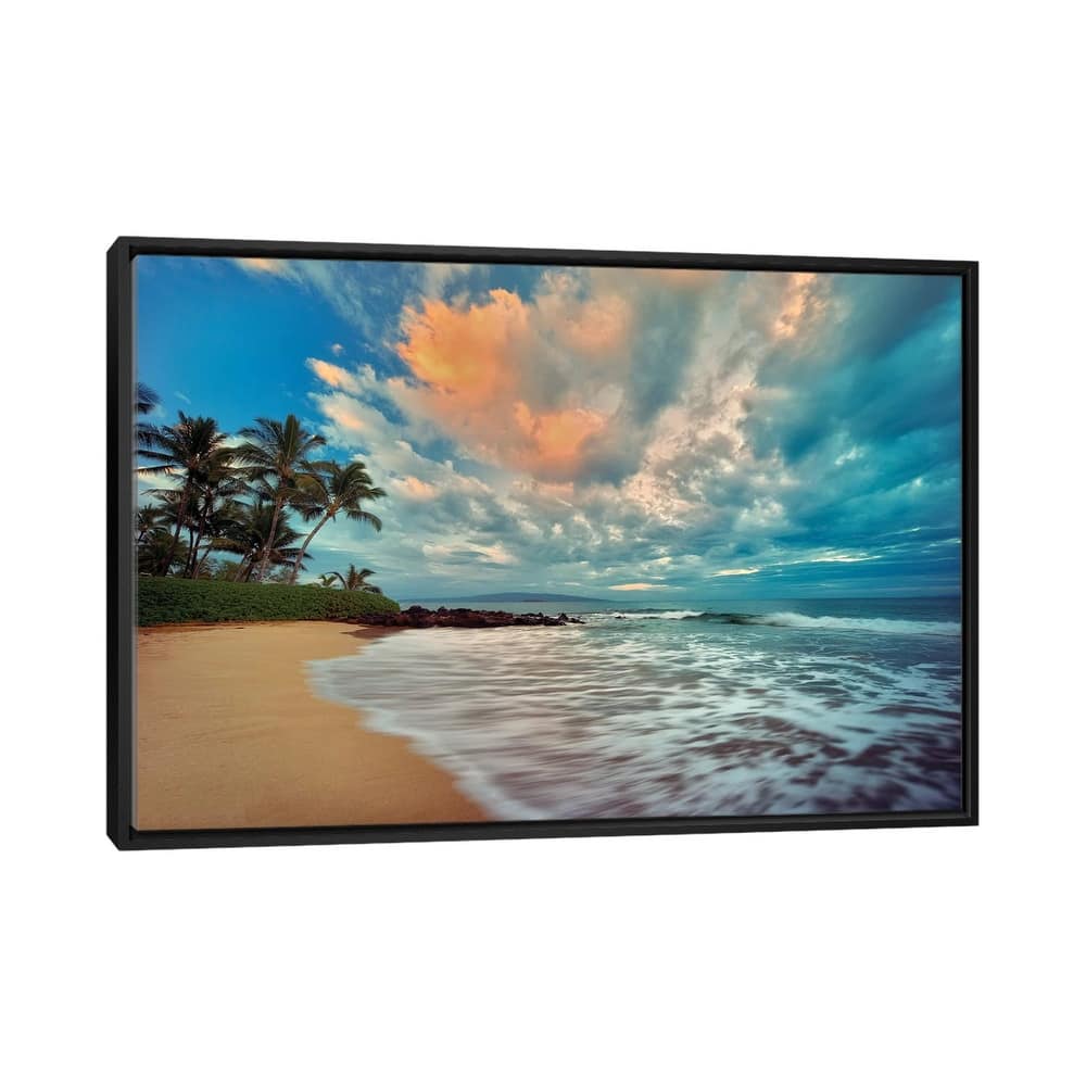 iCanvas "Maui Sunset" by Dennis Frates Framed Canvas Print