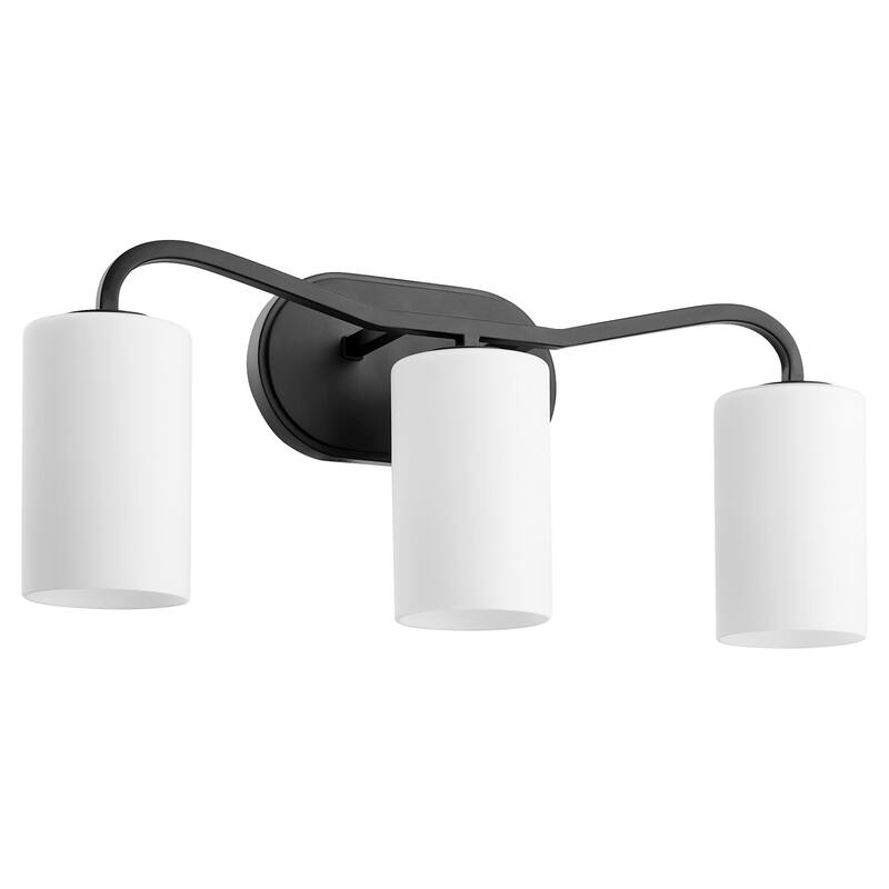 Quorum International 5307-3 Rutherford 3 Light 23" Wide Vanity Light - Matte Black