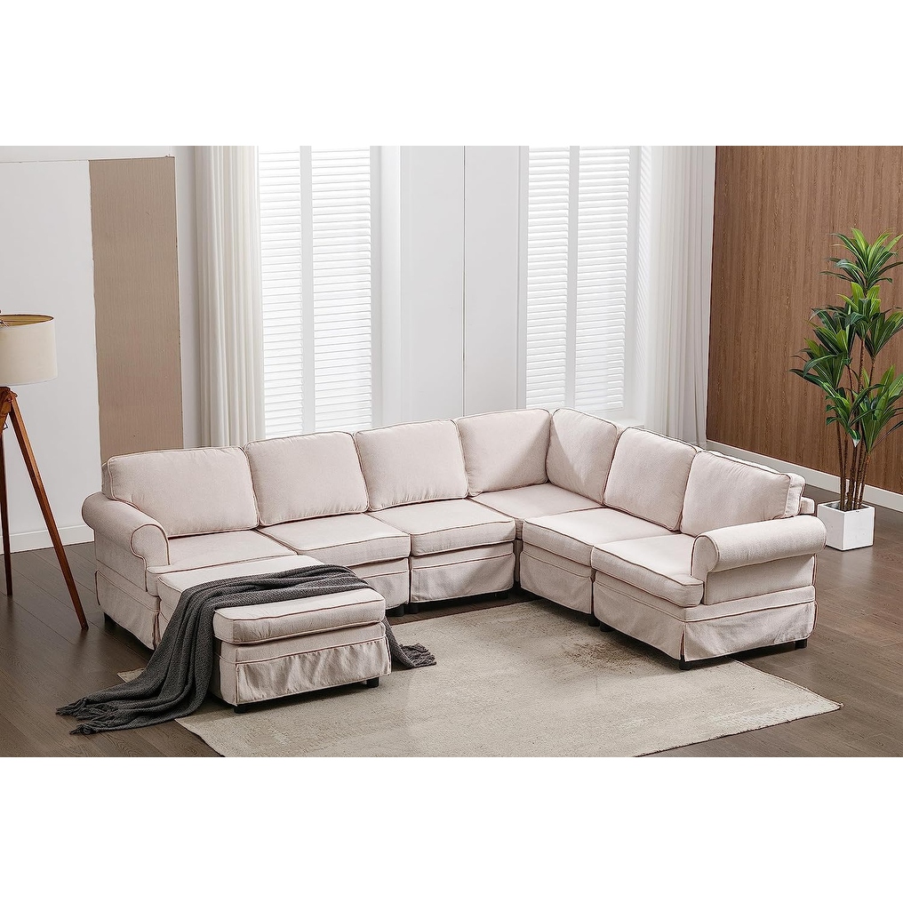 U shaped sectional couch covers sales