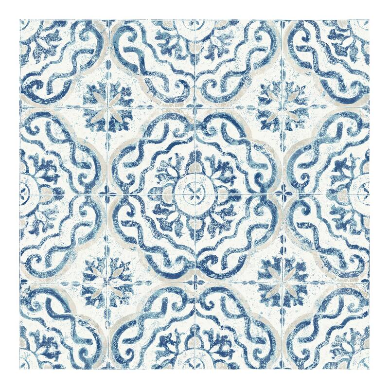 InHome Talavera Tile Peel & Stick Wallpaper - 198in x 20.8in x 0.025in