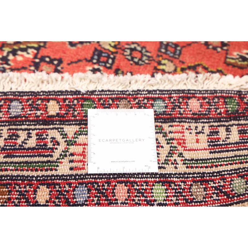 ECARPETGALLERY Hand-knotted Andelz Light Red Wool Rug - 3'5 x 4'11