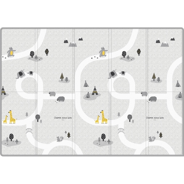 slide 1 of 1, Silky Portable Play Mat - 78.7x55.1x0.4 in - Le Mans - Multi Multi