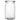 6.5"H Hammered Glass Jar