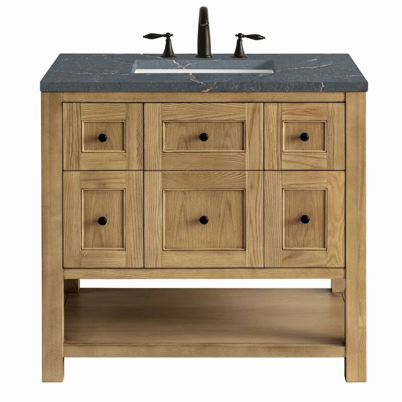 James Martin Vanities 330-V36-3PBL Breckenridge 36" Free Standing - Light Natural Oak
