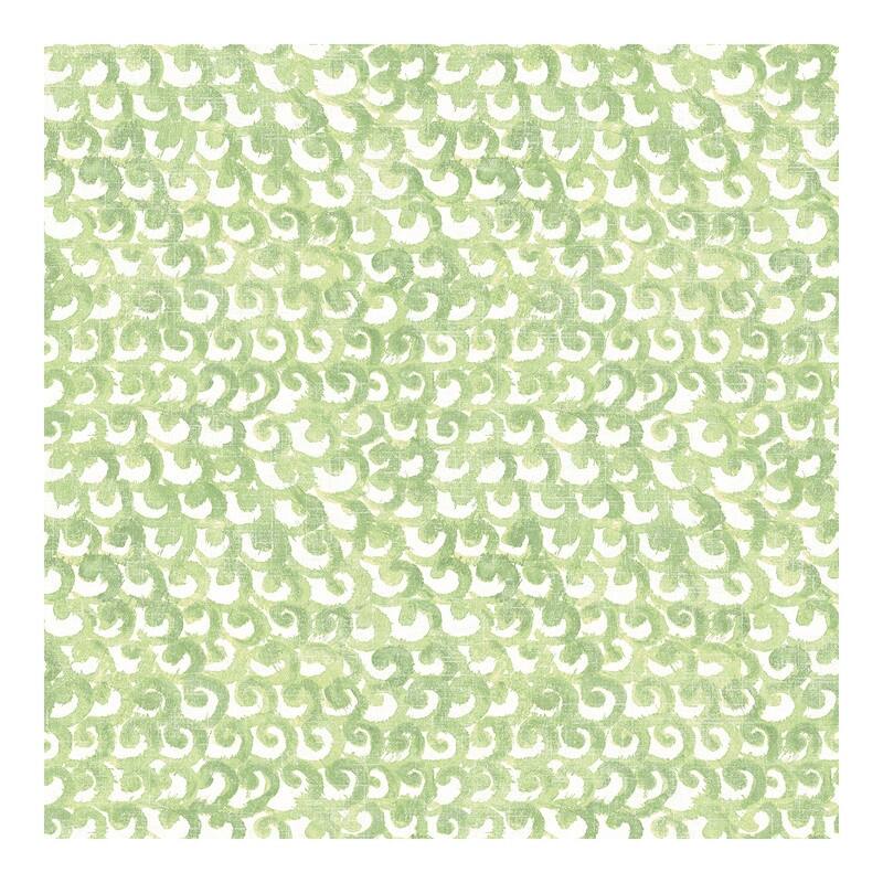 Chesapeake Saltwater Green Wave Wallpaper - 20.5 x 396 x 0.025