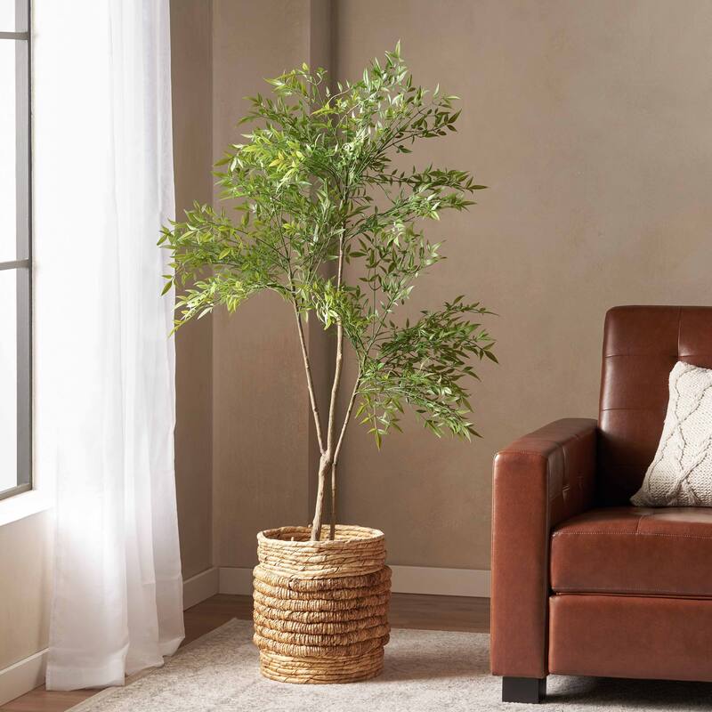 Purling Artificial Heavenly Bamboo Nandina Tree by Christopher Knight Home