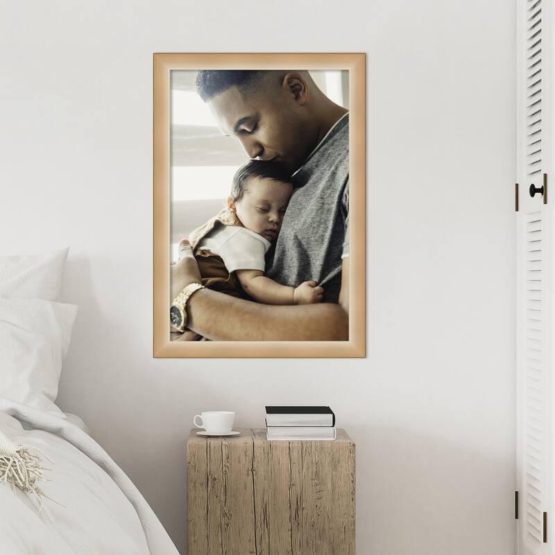 Eva Black Silver Narrow Framed Picture Frame, Photo Frame