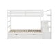 preview thumbnail 4 of 16, Twin Over Twin/King Size Extendable Bunk Bed with Trundle and Storage Stairs