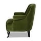 preview thumbnail 24 of 30, Eloise 30" Transitional Velvet Pleated Sock Arm Accent Chair