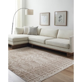 Frank Lloyd Wright Foundation by Livabliss Usonia Collection Global Graphic Area Rug