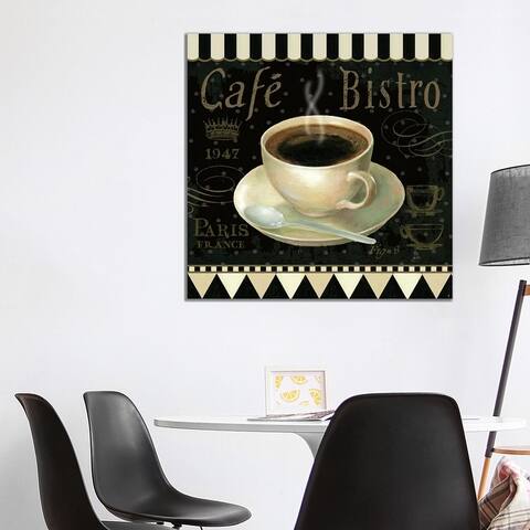 iCanvas "Cafe Parisien IV" by Daphne Brissonnet Canvas Print