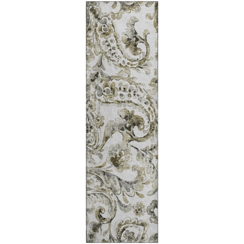 Premium Washable Super Soft Modern Paisley Mayfield Rug