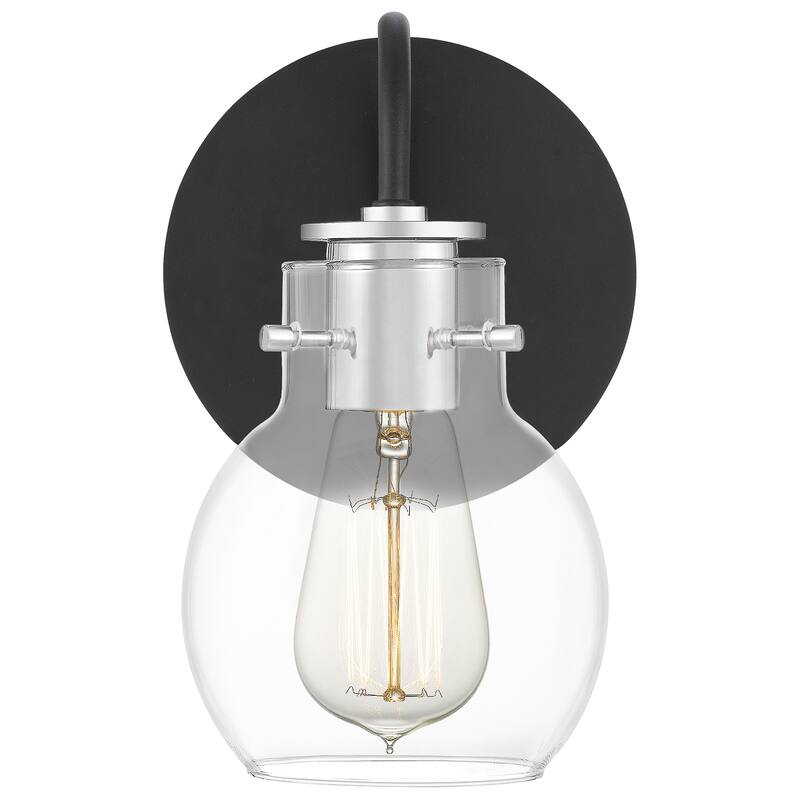Quoizel Andrews Antique Nickel 1-Light Wall Sconce