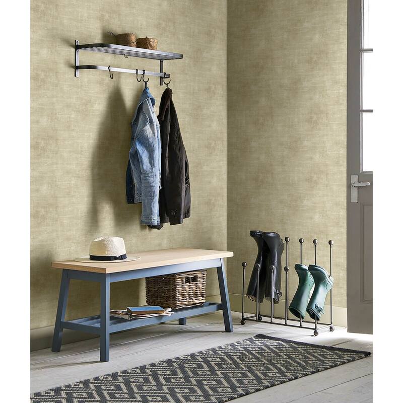 Seabrook Designs Eglantine Faux Unpasted Wallpaper