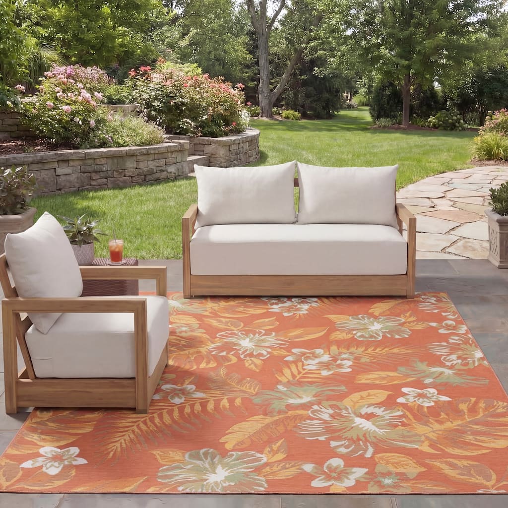 SAFAVIEH Sunrise Todosia Indoor/Outdoor Waterproof Rug