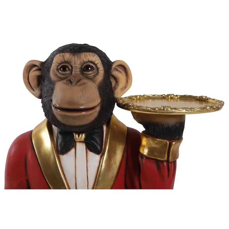 Chadsy the Chimp Waiter 37.5" Tall