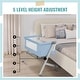 preview thumbnail 20 of 24, Dream On Me Skylar Bassinet in Grey