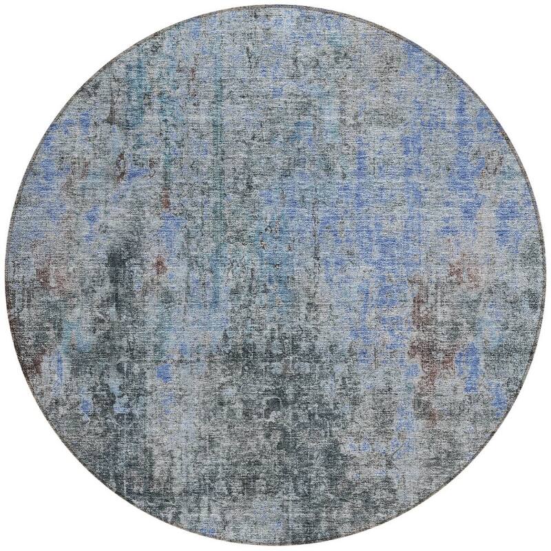 HomeRoots Abstract Transitional Rectangle Outdoor Rug