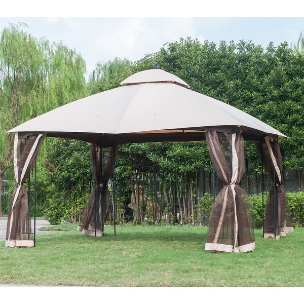 Sunjoy Replacement Canopy Set for Gazebo Model LGZ798PSTJPK Bed