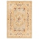 preview thumbnail 19 of 76, SAFAVIEH Handmade Bergama Achsah Oriental Hand-spun Wool Rug 2' x 3' - Light Green/Beige