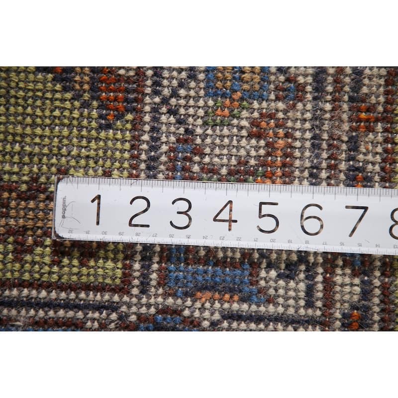 Light Green Oushak Accent Rug Hand-Knotted Wool Carpet - 2'11"x 4'11"