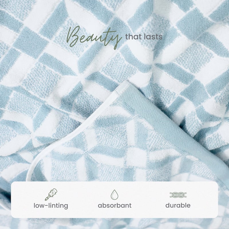 Martex Geo Blue Bath Towel