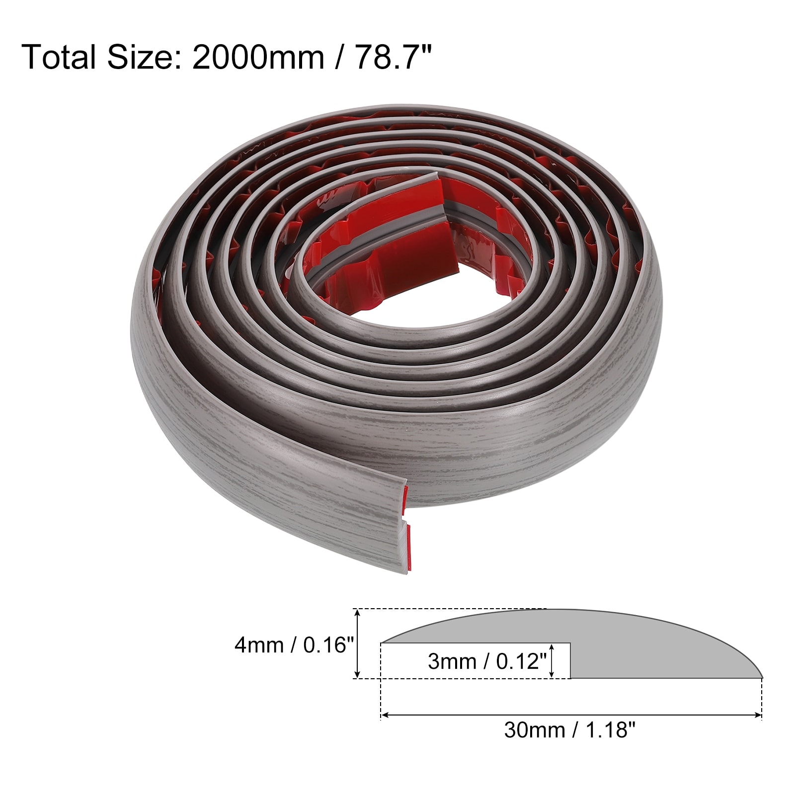 Floor Transition Strip Self Adhesive Carpet Transition Edging Trim Strip Floor Strip