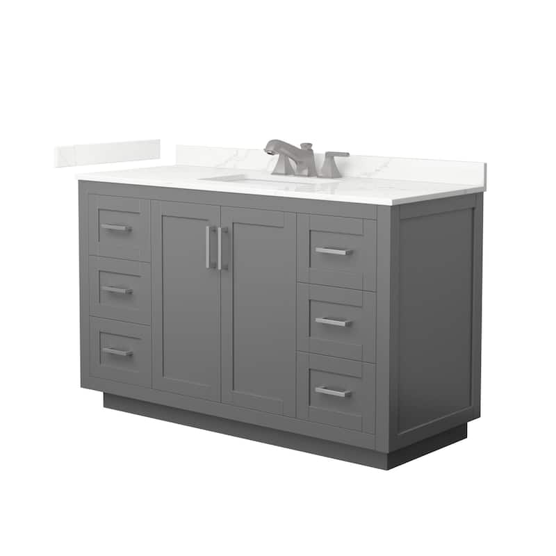 Wyndham Collection WCF292954S-QTZ-US3MXX Miranda 54" Free Standing