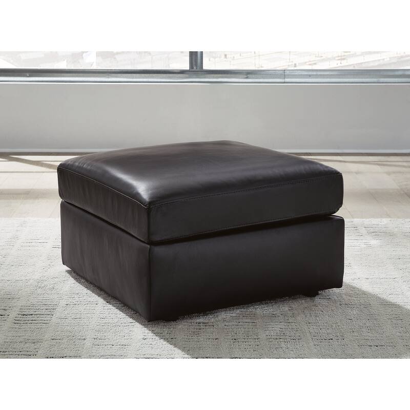 Signature Design by Ashley ModMax II Black Accent Ottoman