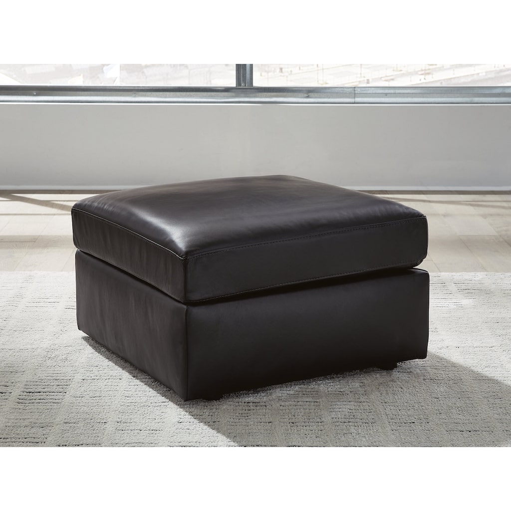 Signature Design by Ashley ModMax II Black Accent Ottoman