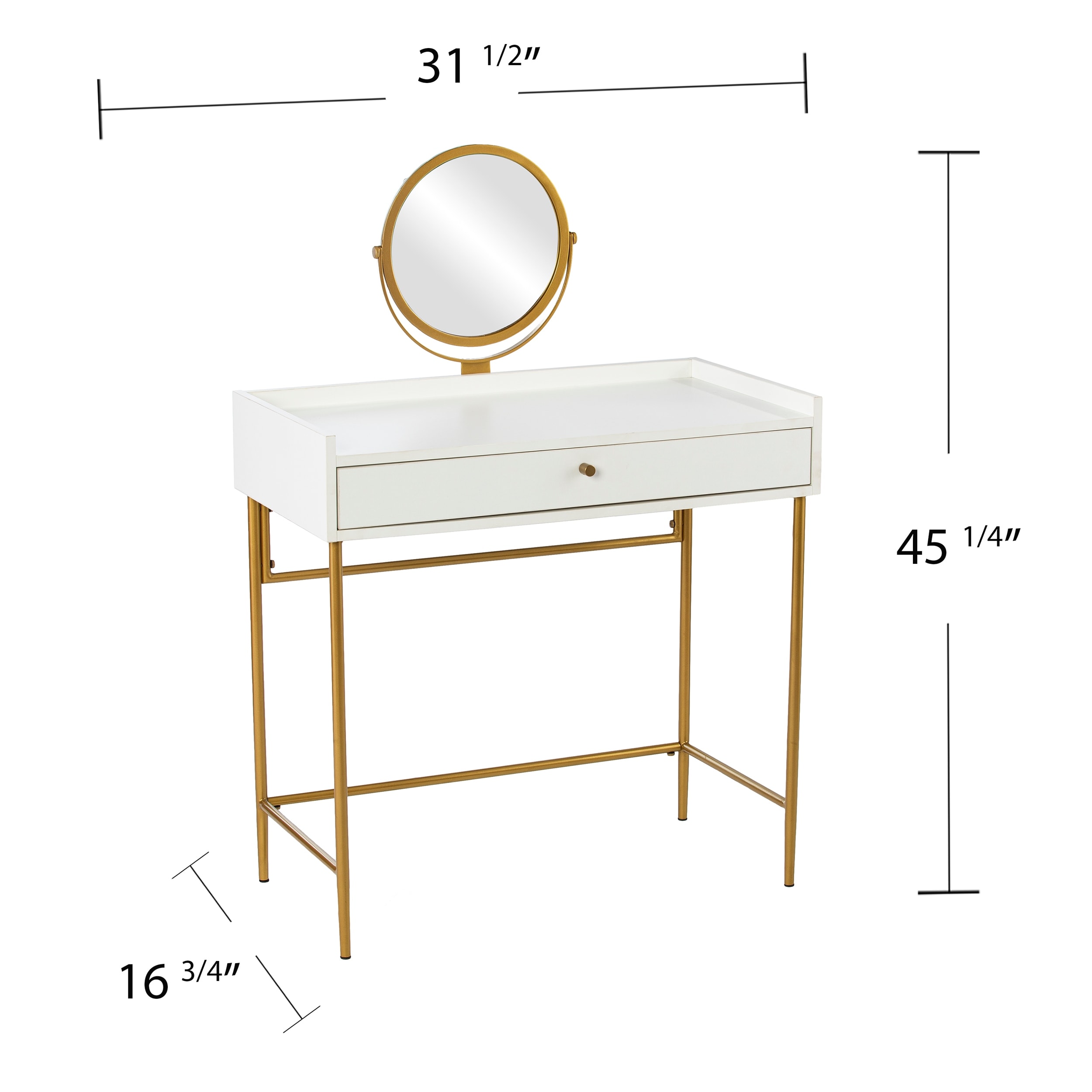 Derald Vanity Table w/ Mirror