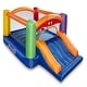 preview thumbnail 2 of 5, Monster Theme Bounce House with Slide and Blower