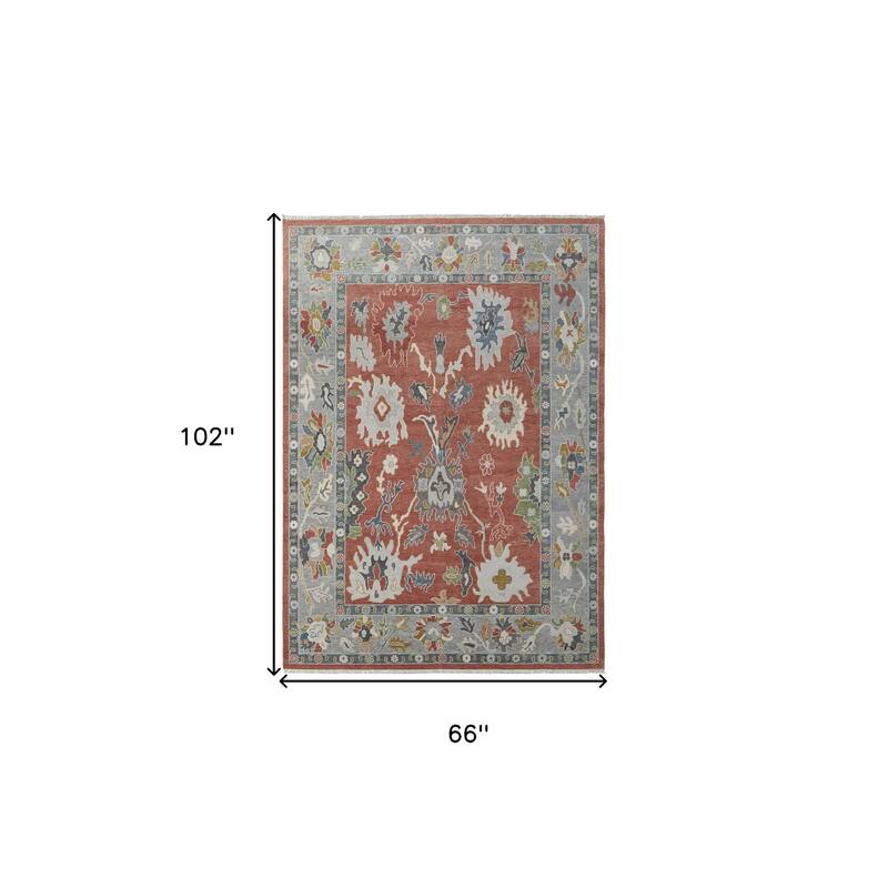 HomeRootsFloral Bohemian Rectangle Area Rug
