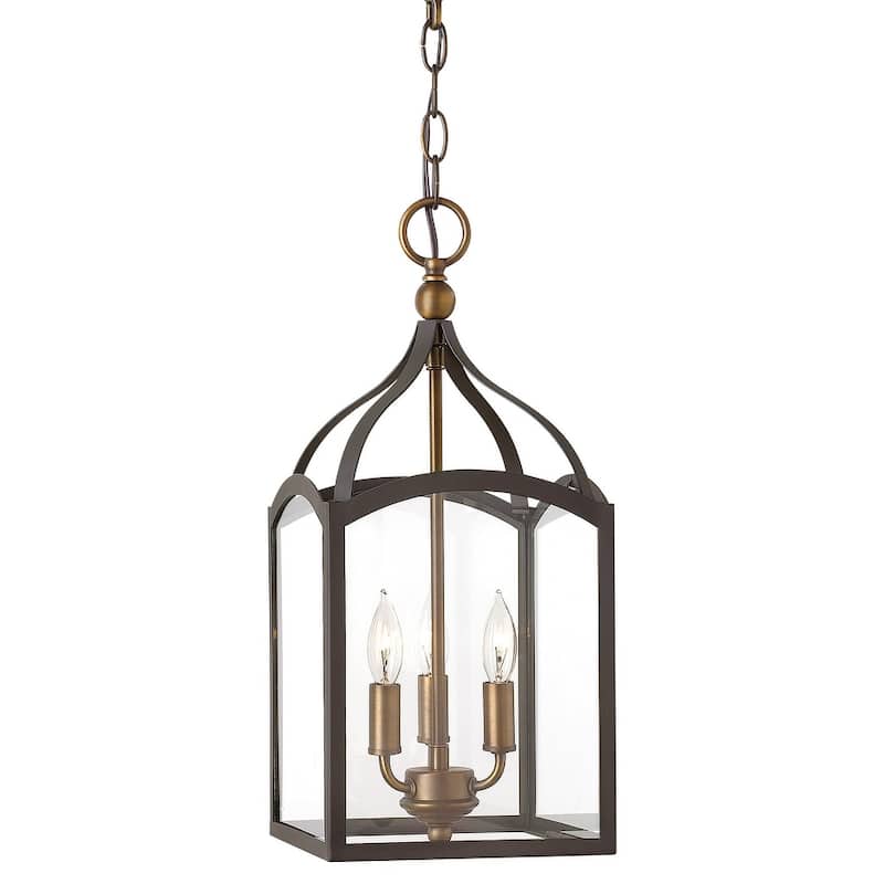 Hinkley Lighting Clarendon 3 Light 8" Wide Lantern Pendant with Clear