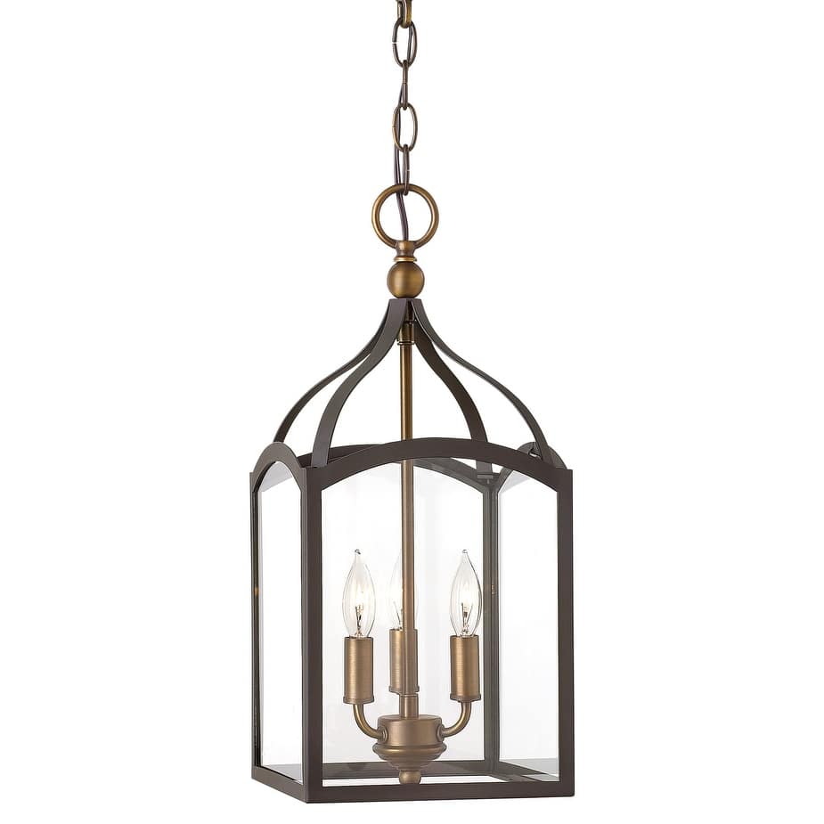 Hinkley Lighting Clarendon 3 Light 8" Wide Lantern Pendant with Clear