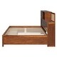 preview thumbnail 15 of 71, Platform Daybed with USB Charging and Sockets, Wooden Daybed Frame with Pushable Top Shelf 3 Drawers No Box Spring Needed