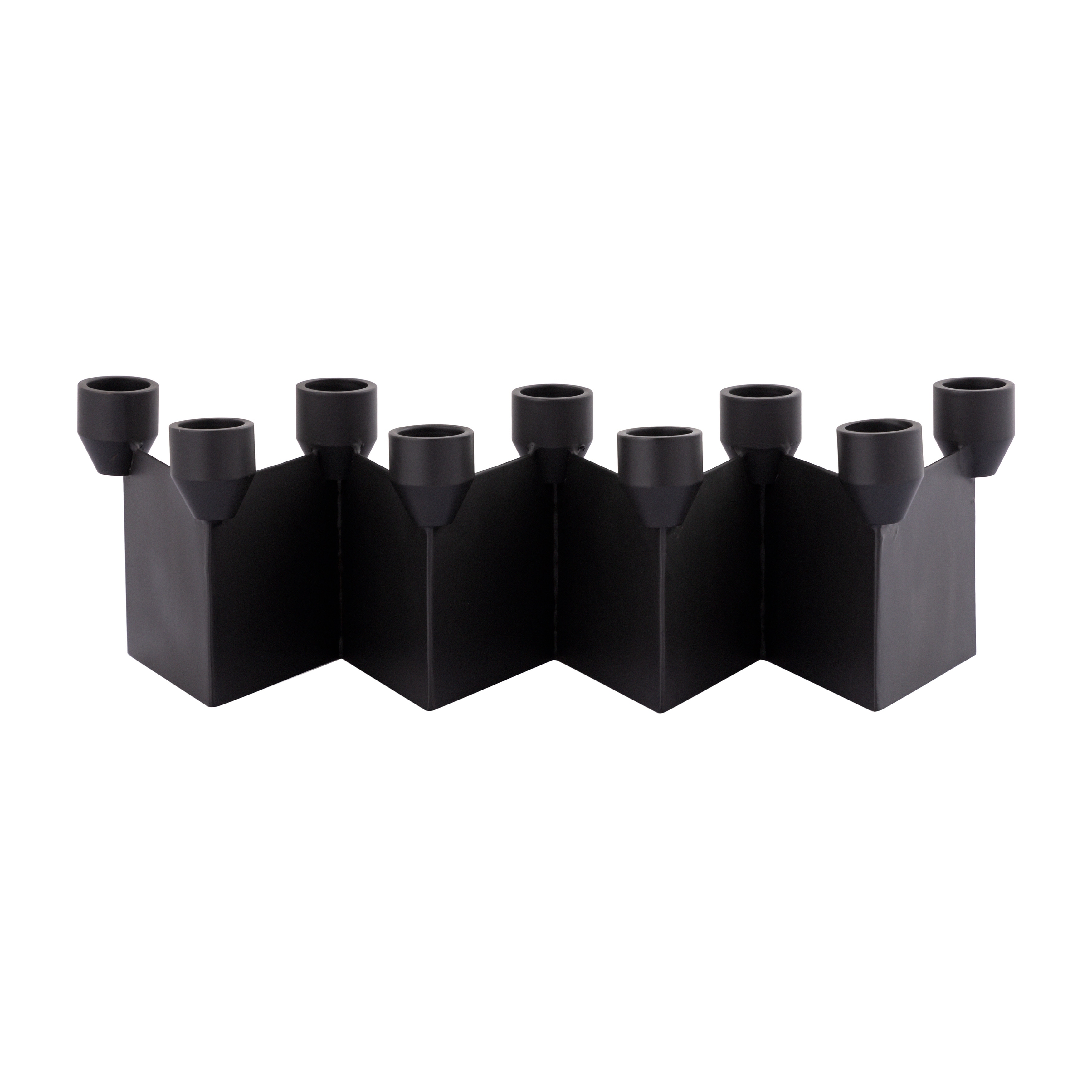 Atlas Range Multi Sculptural Centerpiece Tapered Candle holder - 4 inch H