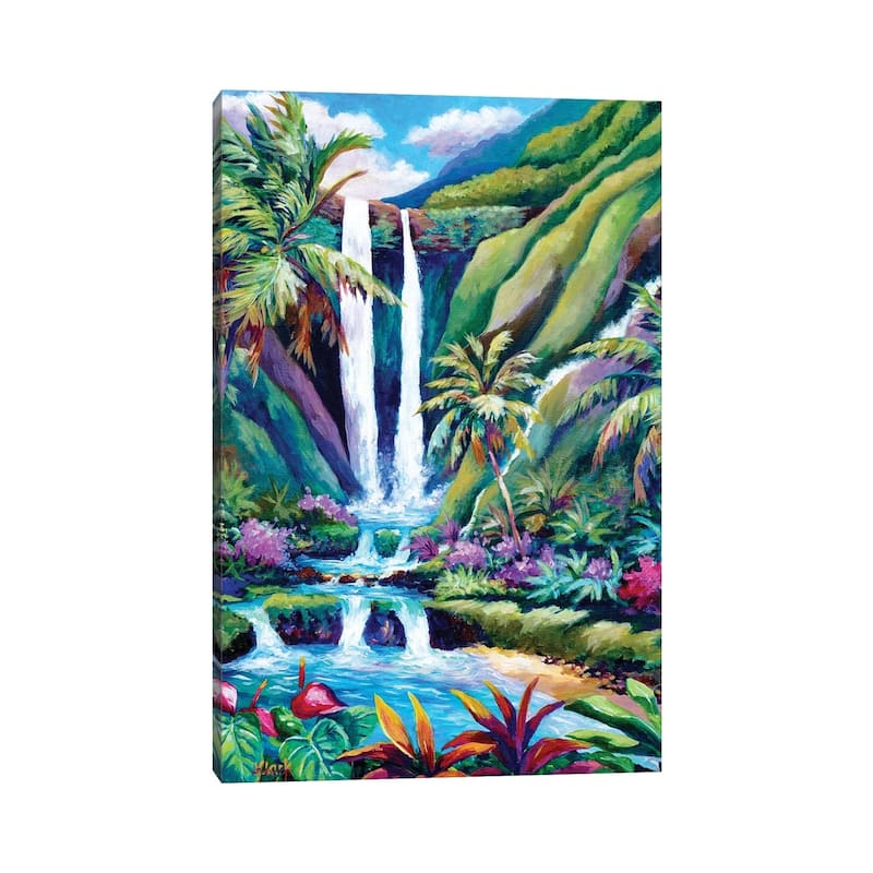 iCanvas "Paradise Falls" by John Clark Canvas Print