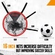 preview thumbnail 4 of 5, Zealfeel 16-in Soccer Goal Targets (2 Pcs): Top Bins Corner Shooting Accuracy Set with Carry Bag