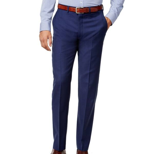 Shop Ryan Seacrest Navy Blue Mens Size 36x32 Modern Fit Dress
